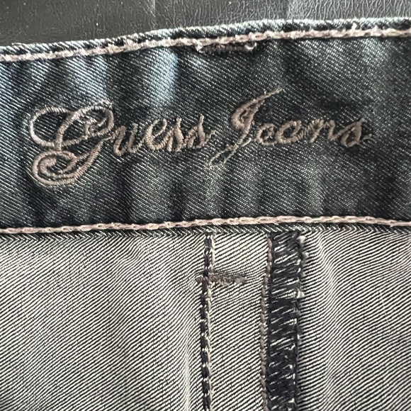 Guess Blue Women's Jeans with Embellished Pocket - Picture 4 of 5